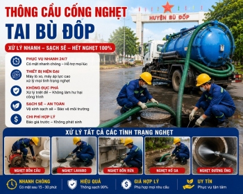 Thông Cầu Cống Nghẹt Tại Bù Đốp
