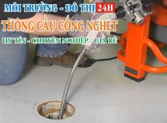Dịch vụ chuyên Thông Cầu Cống Nghẹt Huyện Cần Giờ Giá Rẻ - Chuyên Nghiệp