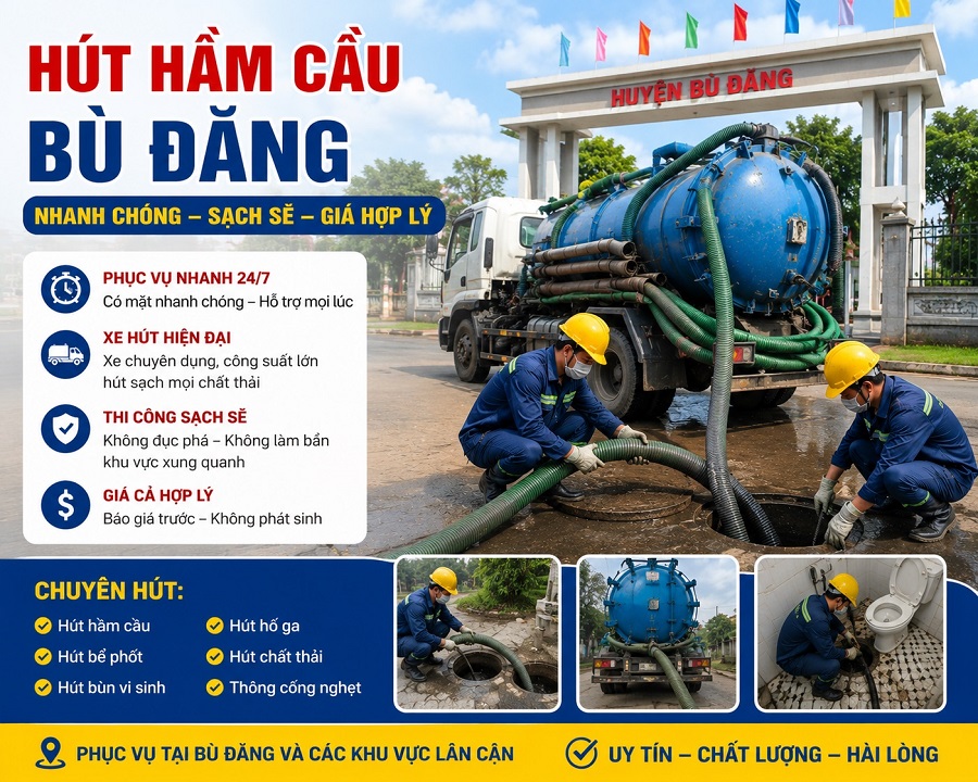 Hút Hầm Cầu Bù Đăng